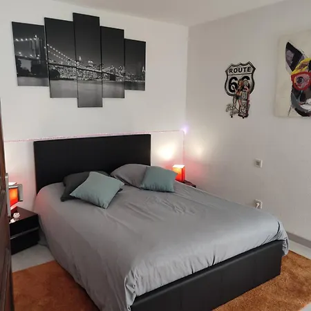 شقة F2 Florival 45m2, Avec Terrasse, Route Du Vin Et Free Parking غيبووييه