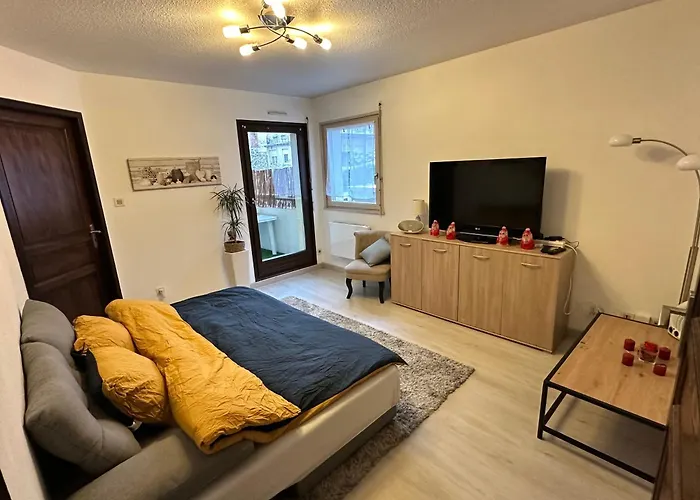 شقة F2 Florival 45m2, Avec Terrasse, Route Du Vin Et Free Parking