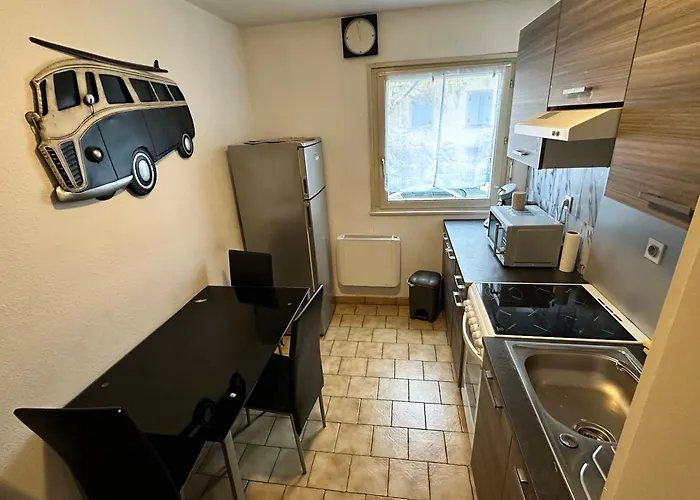 F2 Florival 45m2, Avec Terrasse, Route Du Vin Et Free Parking شقة غيبووييه